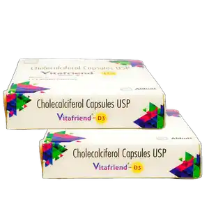Vitafriend D3 Capsule - For Strong Bones & Immunity